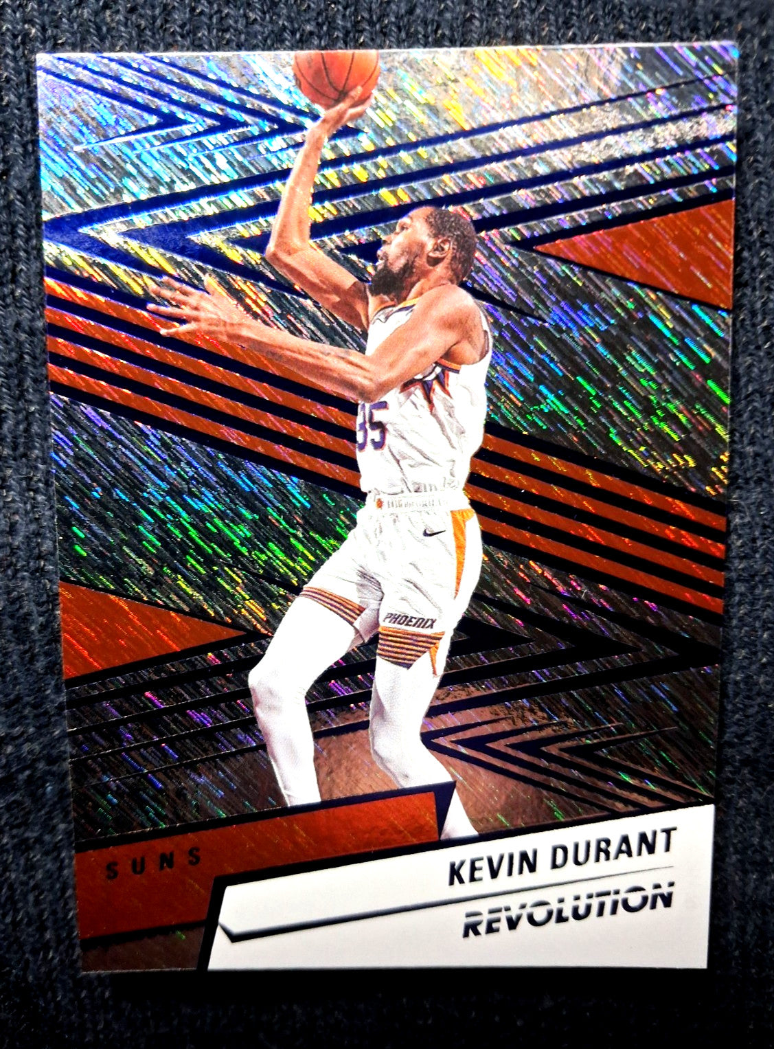 2024-25 Panini Revolution KEVIN DURANT #78 [Blue Storm] Parallel Phoenix Suns