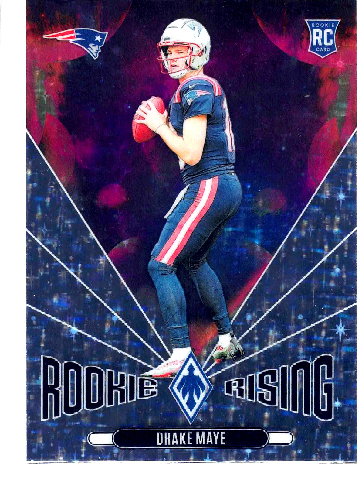 2024 Panini Phoenix NFL Rookie Rising Stars DRAKE MAYE [Stars] #RR-DME Patriots