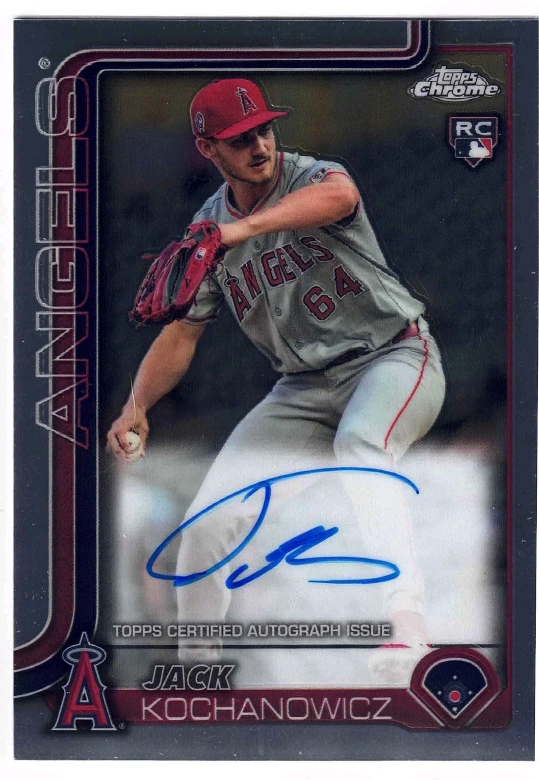 Topps 2025 Chrome Baseball JACK KOCHANOWICZ #RA-JKO [Rookie Auto] Angels