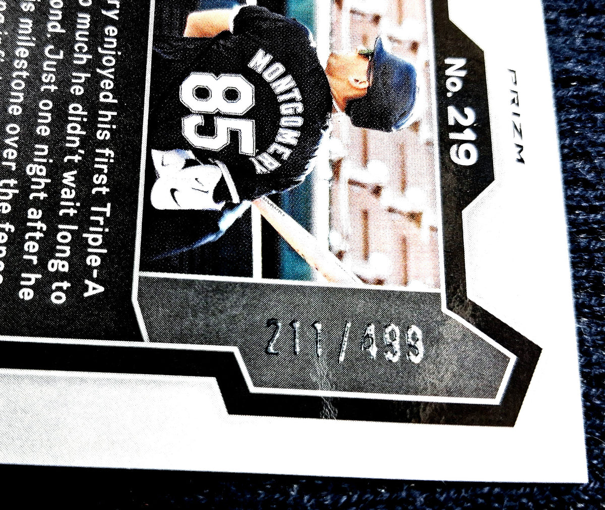 2024 Panini MLB Prizm COLSTON MONTGOMERY #219 [Pulsar] /499 Chicago White Sox