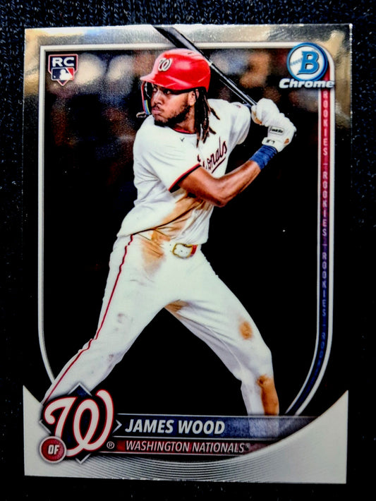 2025 Bowman Chrome Baseball James Wood (RC) #29 Washington Nationals
