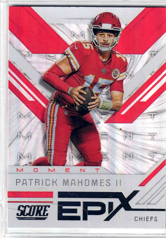 2019 Panini NFL Score PATRICK MAHOMES II #EM-3 [Epix Moment] Kansas City Chiefs