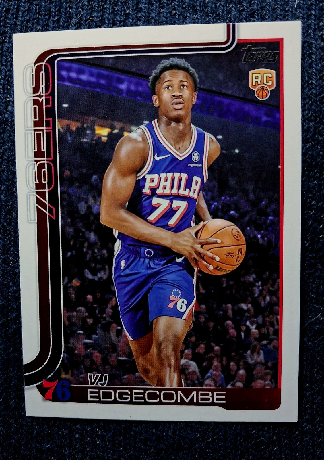 2025-26 Topps NBA Flagship VJ EDGECOMBE #203 (RC)Badge [Base] Philadelphia 76ers