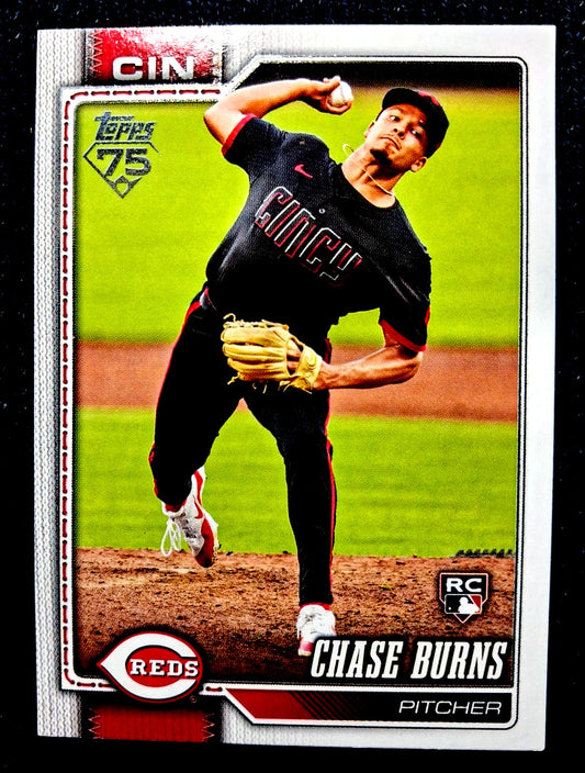2026 Topps Baseball Series 1 CHASE BURNS #312 [Flagship Rookie] Cincinnati Reds