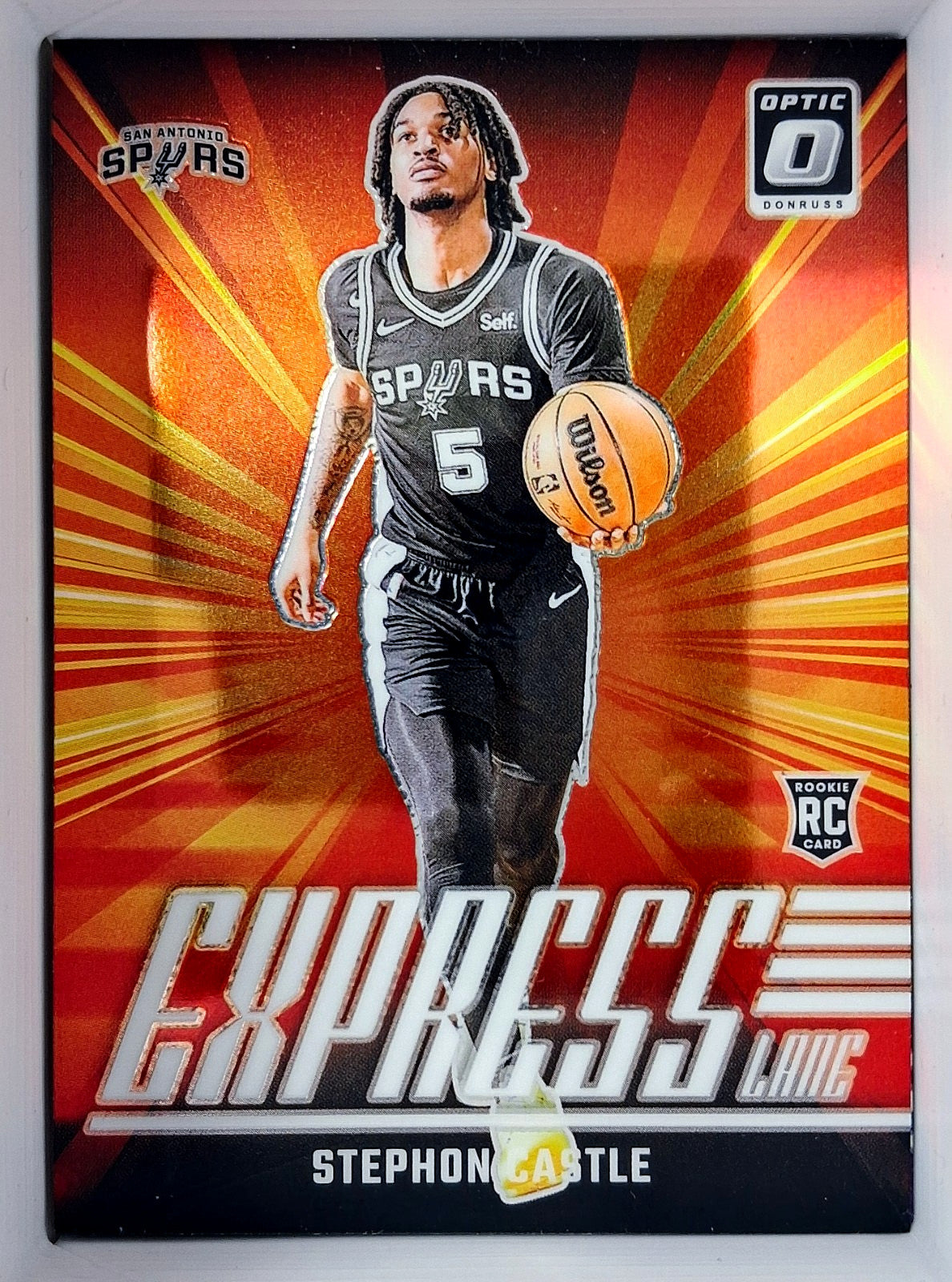 2024-25 Panini Donruss Optic NBA STEPHON CASTLE #1[Express Lane]San Antonio Spur