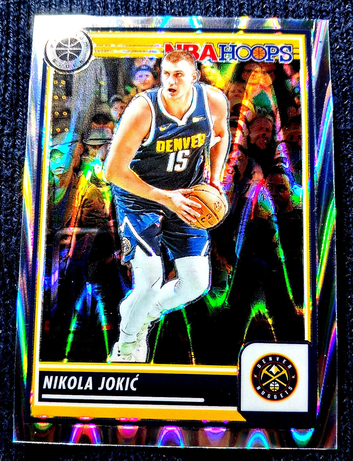 2023-24 NBA Hoops Premium Stock NIKOLA JOKIC #1 [Seismic Prizm] Denver Nuggets