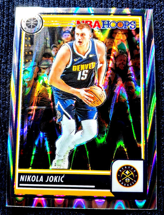 2023-24 NBA Hoops Premium Stock NIKOLA JOKIC #1 [Seismic Prizm] Denver Nuggets