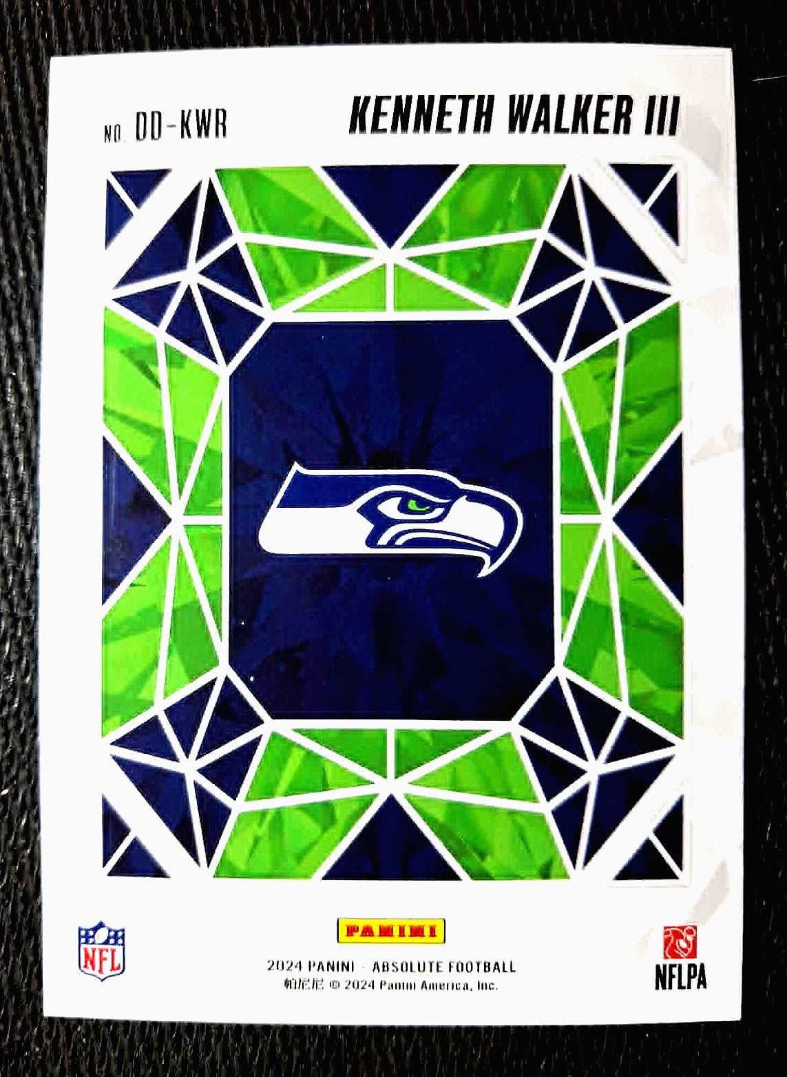2024 Panini NFL Absolute KENNETH WALKER III #12 DD-KWR [Draft Diamond] Seahawks