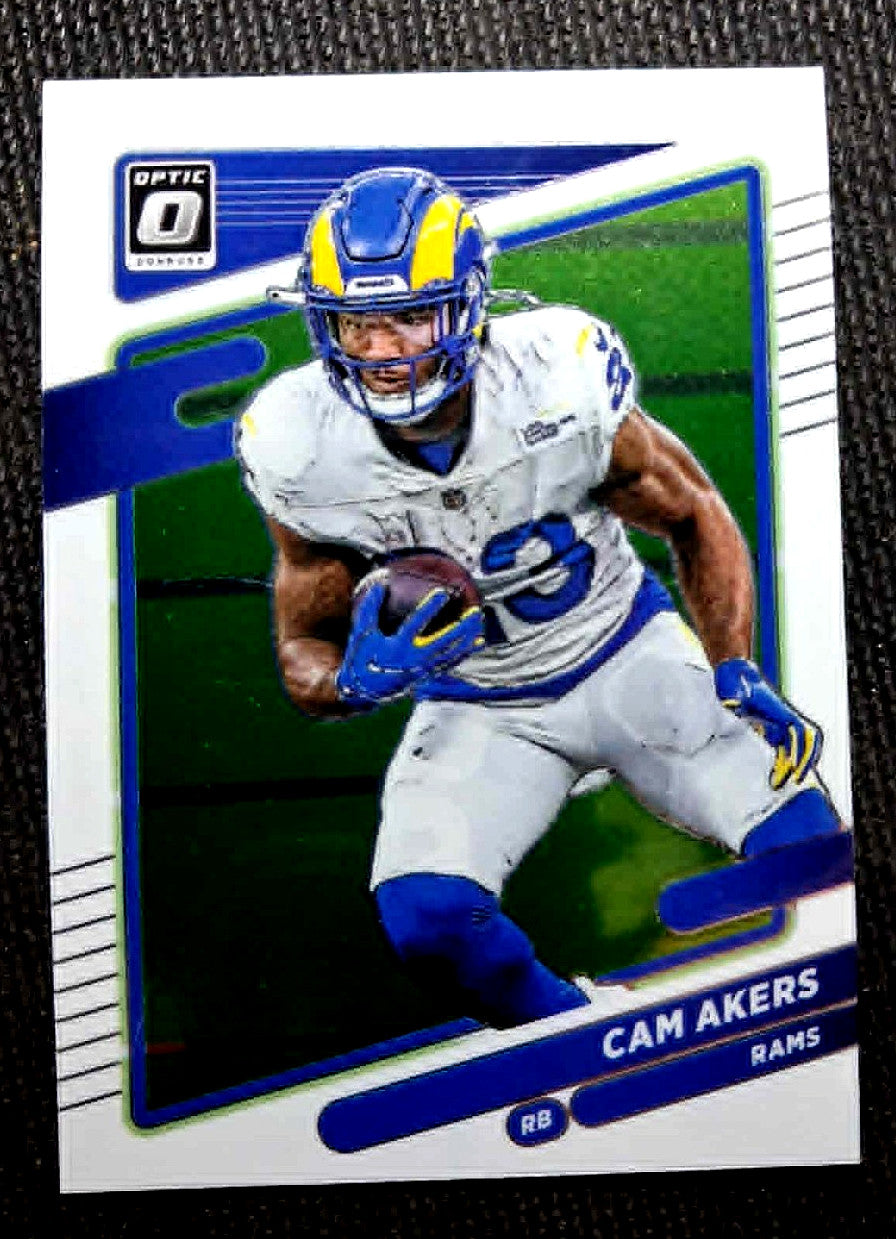 2021 Panini NFL Donruss Optic CAM AKERS #186 [Halo], Los Angeles Rams