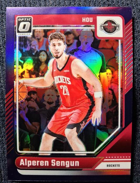 2024-25 Donruss Optic NBA - ALPEREN SENGUN #49 [Purple Prizm] Houston Rockets