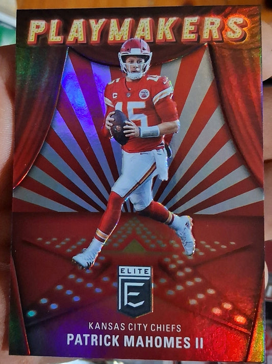 2022 Panini Donruss Elite Football PATRICK MAHOMES II #PM-4 [Playmakers] Chiefs