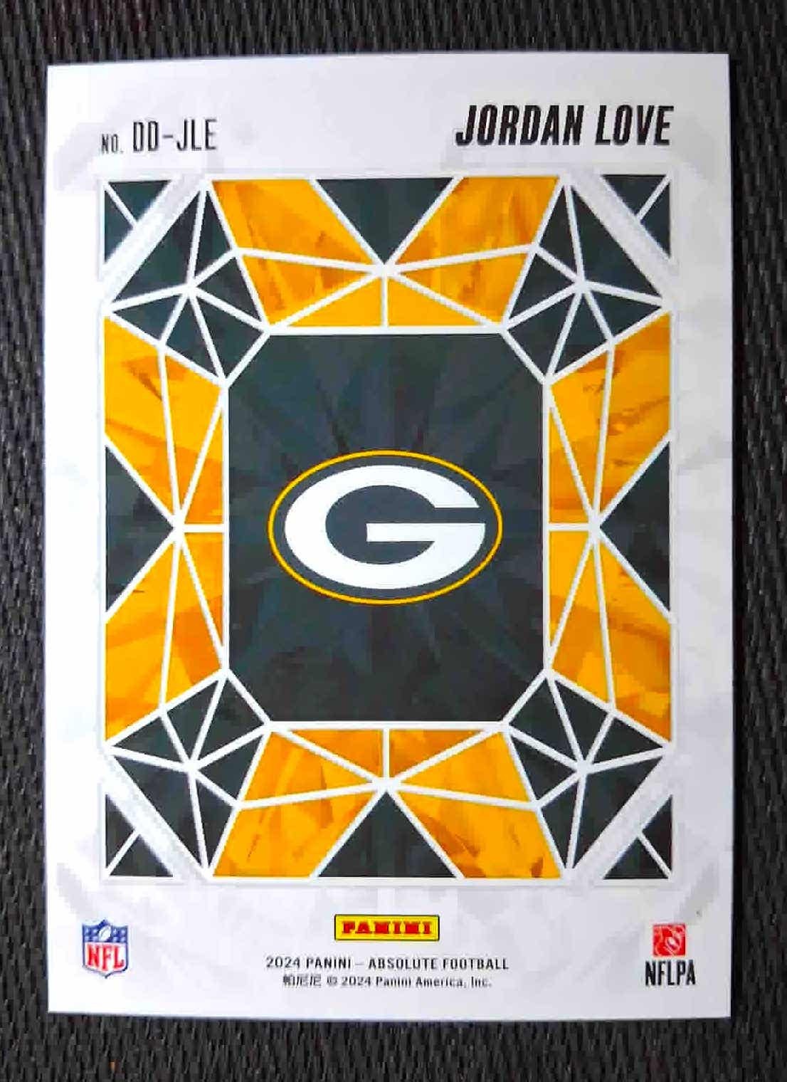 2024 Panini NFL Absolute JORDAN LOVE #DD-JLE [Draft Diamond]Green Bay Packers