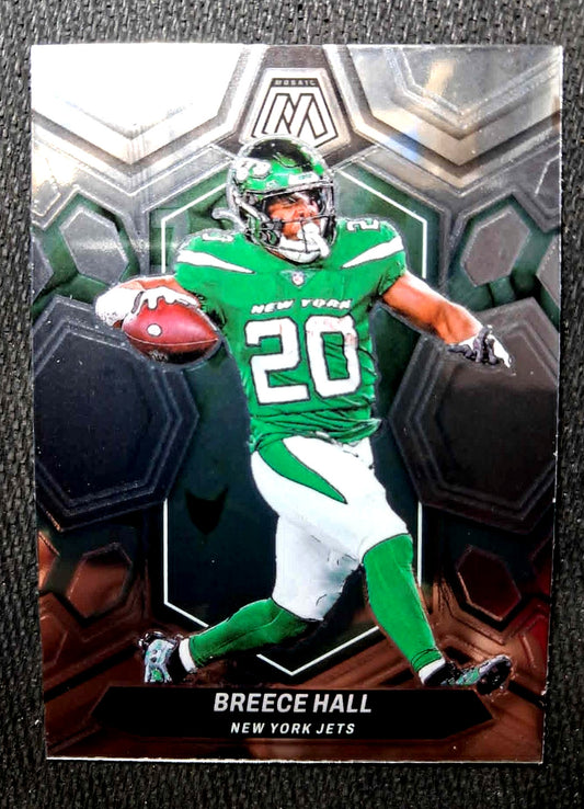2024 Panini Mosaic -Breece Hall (RB) NYJets #170 Silver Base Set Card
