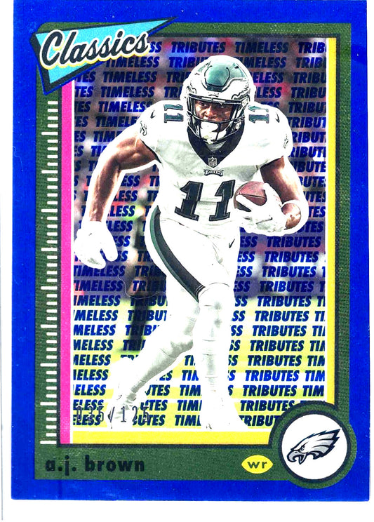2022 Panini NFL Classics AJ BROWN #97 [Timeless Tributes] Light Blue /125