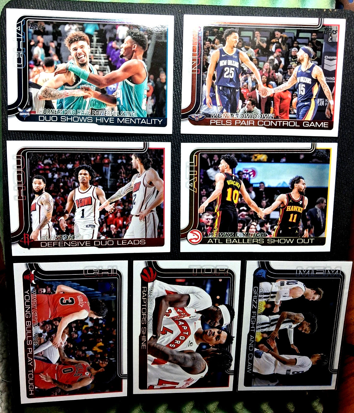 2025-26 Topps Basketball Flagship "Combo Card" 7x Bulk Lot Various - Mint Cond