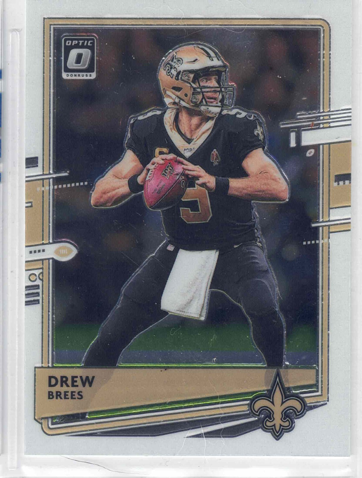 2020 Donruss NFL Optic DREW BREES #69 [Holo Prizm] New Orleans Saints