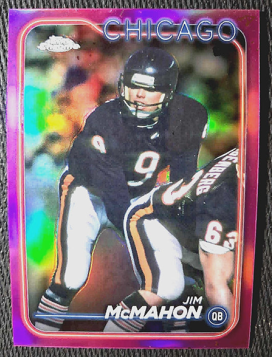 2024 Topps NFL Chrome JIM McMAHON #18  [Pink Refractor] Chicago Bears
