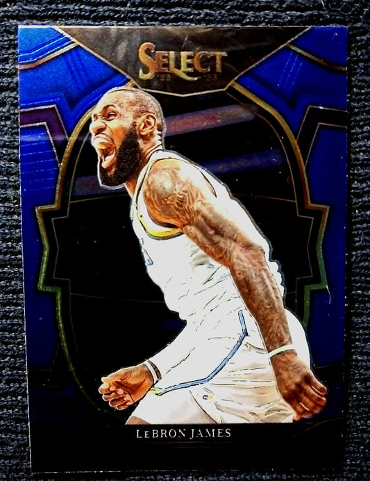 2022-23 Panini Select LeBRON JAMES [Concourse Blue Silver Prizm] #26 - LA Lakers