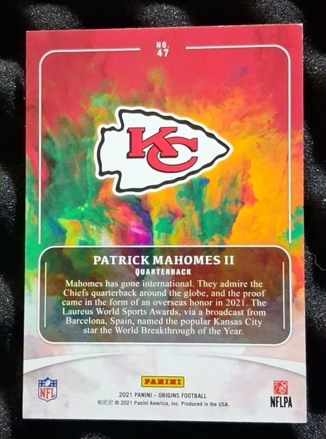 Panini 2021 Origins Football PATRICK MAHOMES II #47 [Base Set]Kansas City Chiefs
