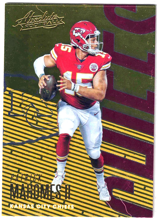 2018 Panini NFL Absolute PATRICK MAHOMES II #49[Gold Spectrum]Kansas City Chiefs
