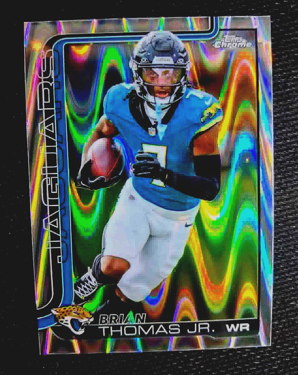 2025 Topps NFL Chrome  BRIAN THOMAS JR. #135 [Ray Wave Refractor] Jaguars