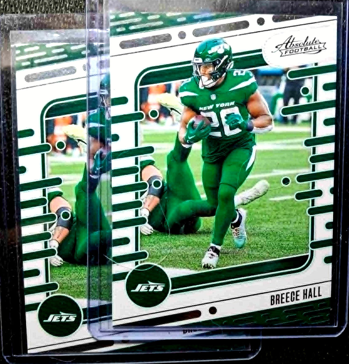 2024 Panini Absolute #84 Breece Hall(RB), New York Jets Base Set BULK BUY 2 pack
