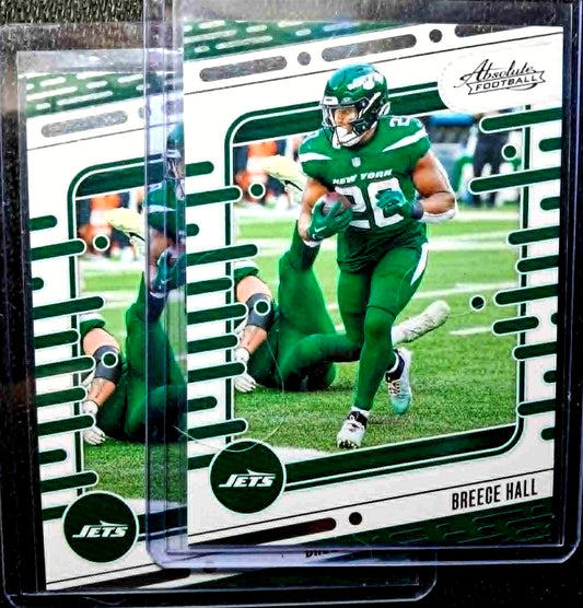 2024 Panini Absolute #84 Breece Hall(RB), New York Jets Base Set BULK BUY 2 pack
